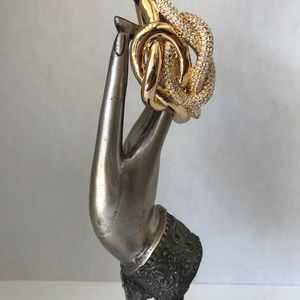 RACHEL ZOE SHINY GOLD PLATED BRACELET